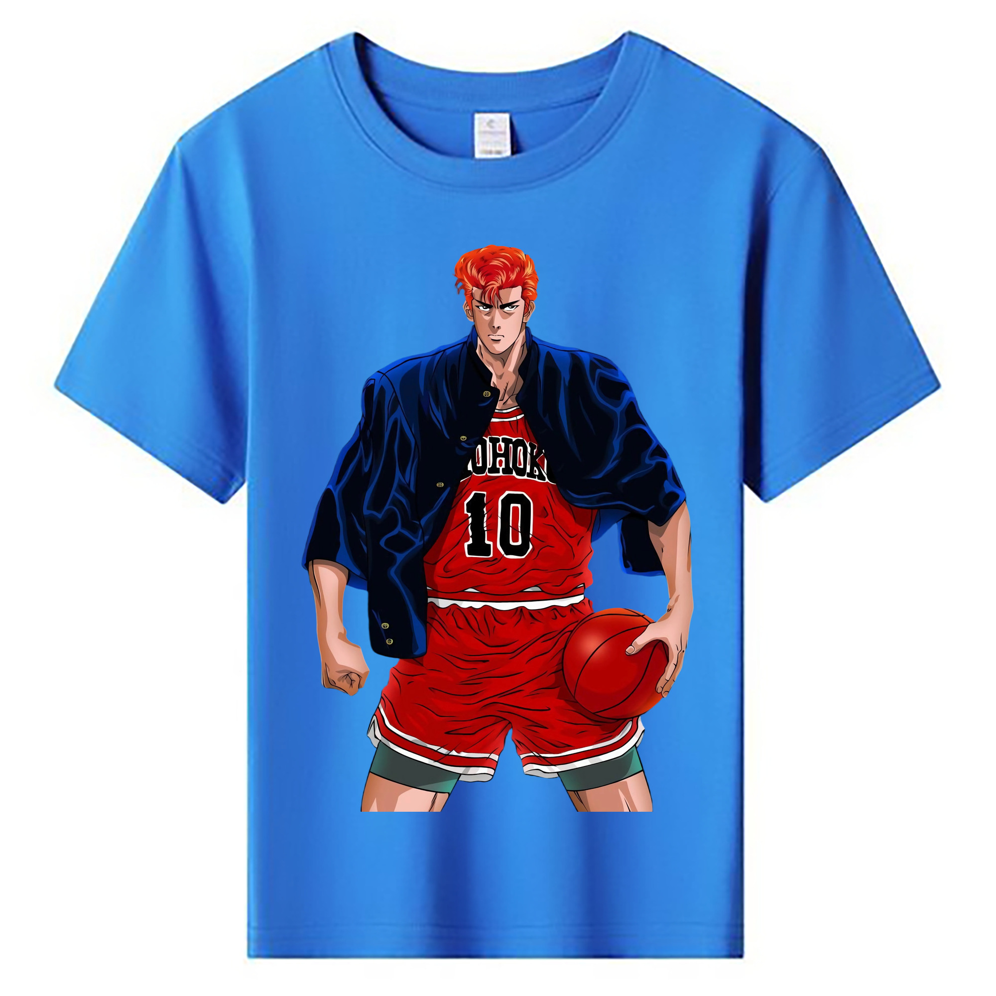 （画像用） SLAM DUNK／スラムダンク 綿100％キッズTシャツ（フロントプリント）